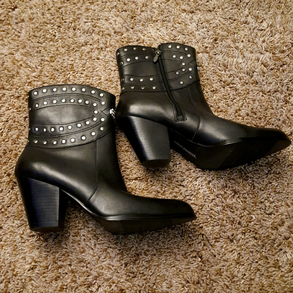 HARLEY-DAVIDSON booties (sz.8.5)